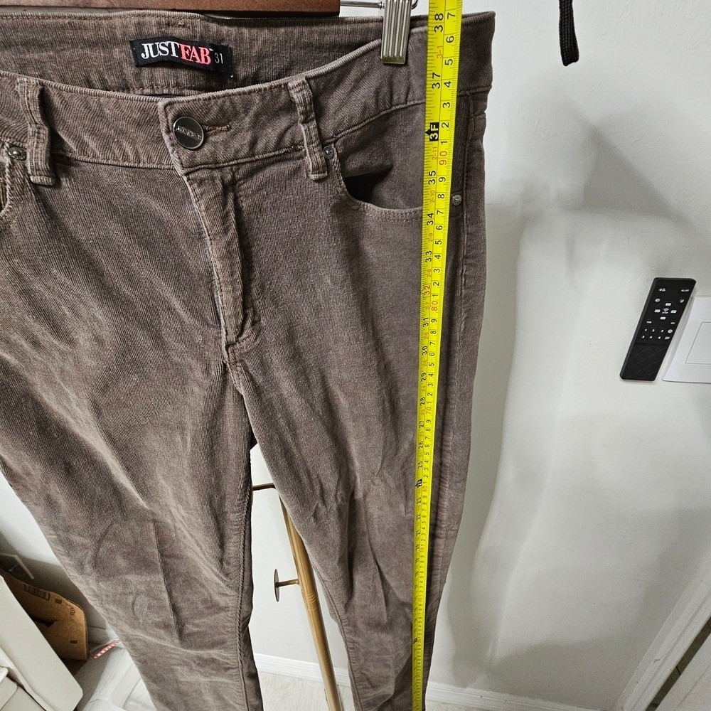 JustFab Brown Corduroy Pants size 31 - Picture 8 of 8